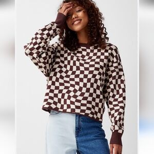 Trendy Jaquard Boxy Sweater , Simons